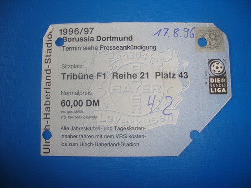 Ticket bayer leverkusen - ticket,