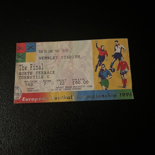 Ticket finale 1996 wembley - finale,