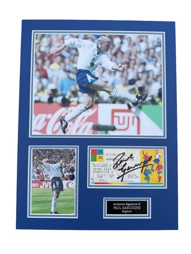 Signiertes paul gascoigne - paul,