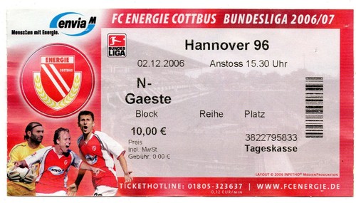 Ticket energie cottbus - bl,