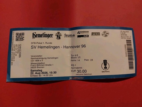 Used sammler ticket dfb - sammler,