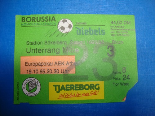 Ticket borussia - 95/96,