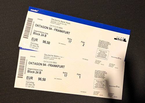 Tickets für frankfurt oktagon - tickets, frankfurt/oktagon