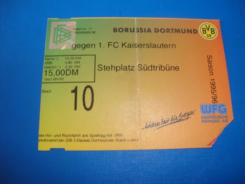 Ticket bvb dortmund - bvb, 1