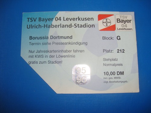 Ticket bayer leverkusen - bayer,