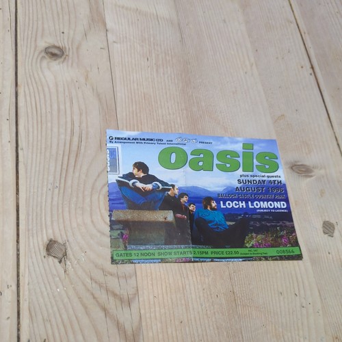 Oasis ticket loch - oasis,
