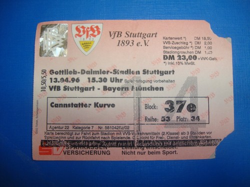 Ticket vfb stuttgart - ,