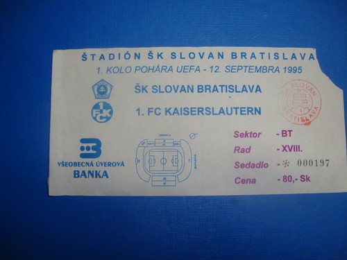 Ticket slovan bratislava - ticket,