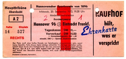 Ticket hannover - ticket,