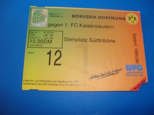Ticket bvb dortmund 1 - ticket,