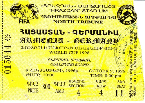 Ticket armenien deutschland - ticket,