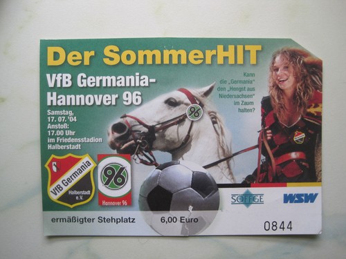 Sammlerticket vfb germania - vfb,
