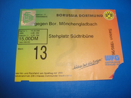 Ticket bvb dortmund - bvb,