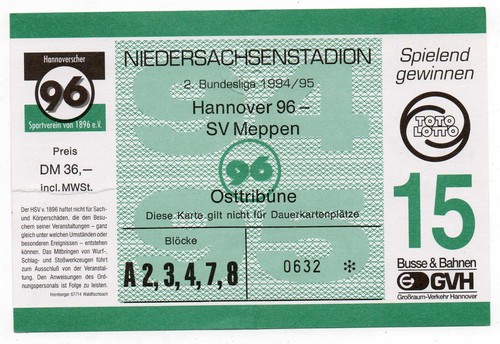 Ticket hannover sv - ticket, 2.