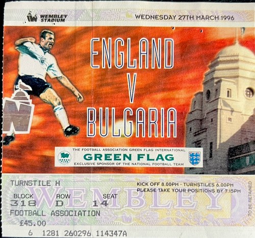 England bulgarien 27 03 96 - v, 27.03.96