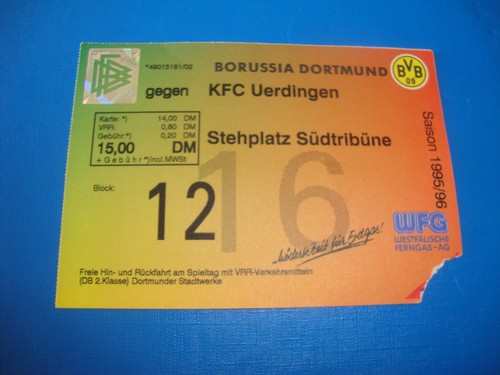 Ticket bvb dortmund kfc - bvb,
