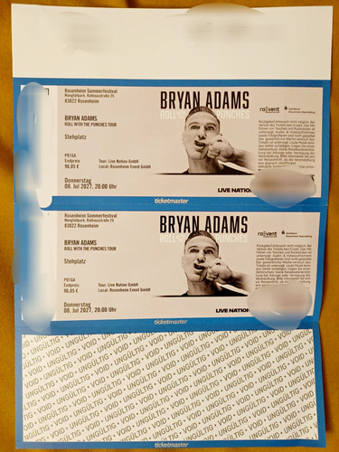 Bryan adams ticket stehplatz - ticket,