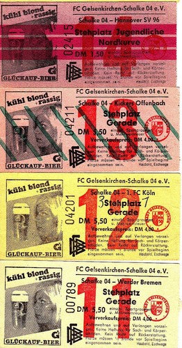 Ticket schalke - bl, 68/69