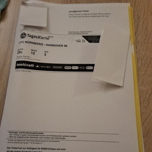 Ticket nürnberg - nürnberg,