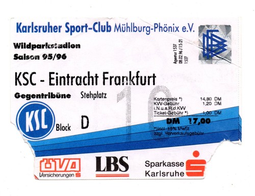 Ticket karlsruher - ticket, bl