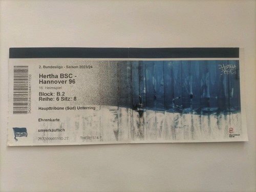 Sammler ticket hertha - ticket,
