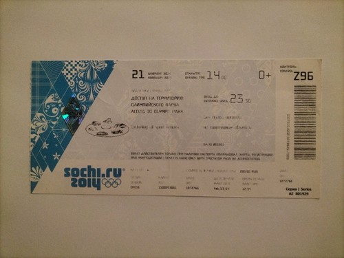 Used ticket olympic - ticket,